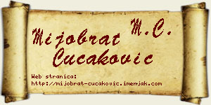 Mijobrat Čučaković vizit kartica